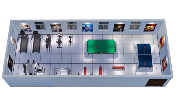 100平方健身房配置方案-广西KS娱乐体育体育健身器材有限公司